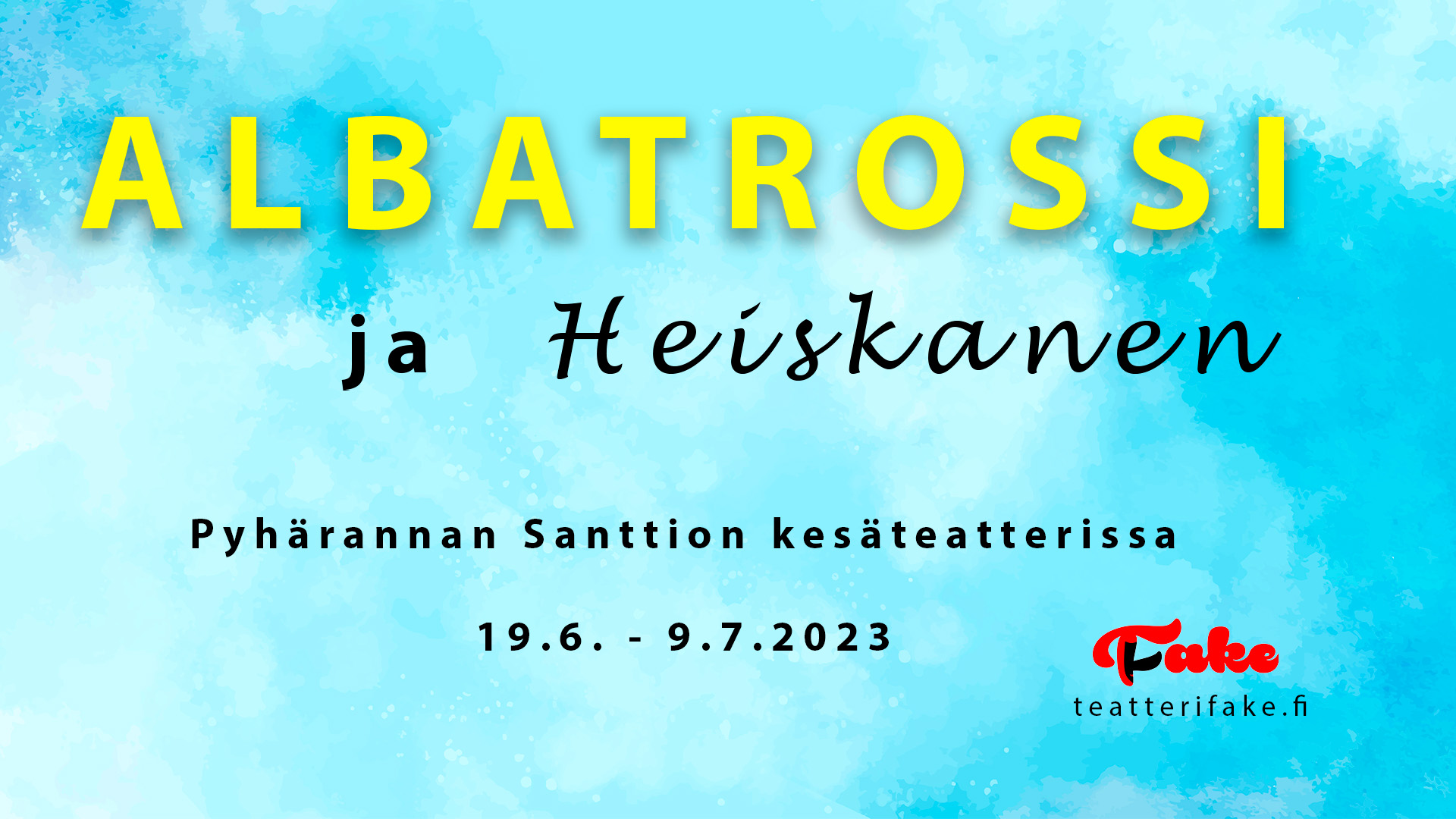 Kesäteatteri 2023: Albatrossi ja Heiskanen